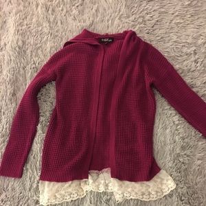 Girls Large Cover up soft cardigan